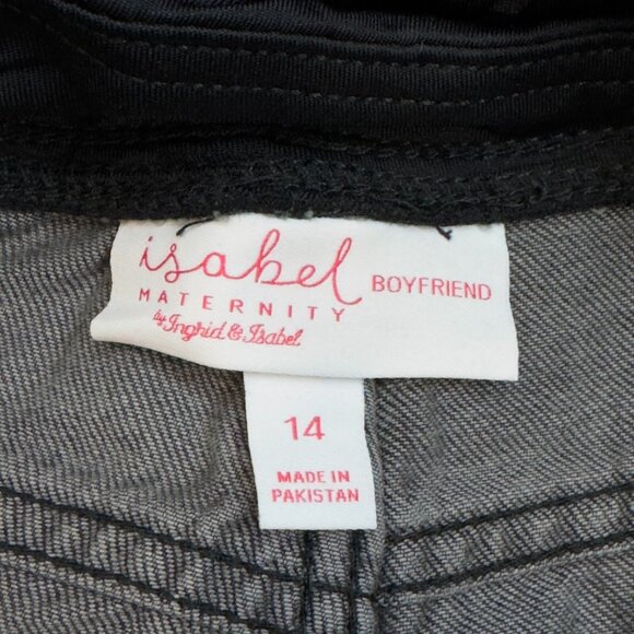 Isabel Maternity By Ingrid Isabel Womens Black Jeans Power Stretch Size 14 NWT - Picture 5 of 16